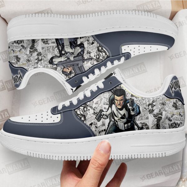 punisher sneakers custom superhero comic shoes nxqka