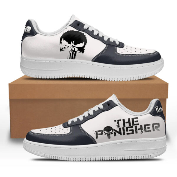 Punisher Super Hero Custom Sneakers Punisher Super Hero Custom Sneakers