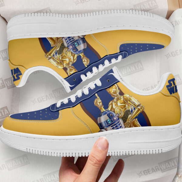 r2 d2 c 3po star wars custom sneakers ueq0l