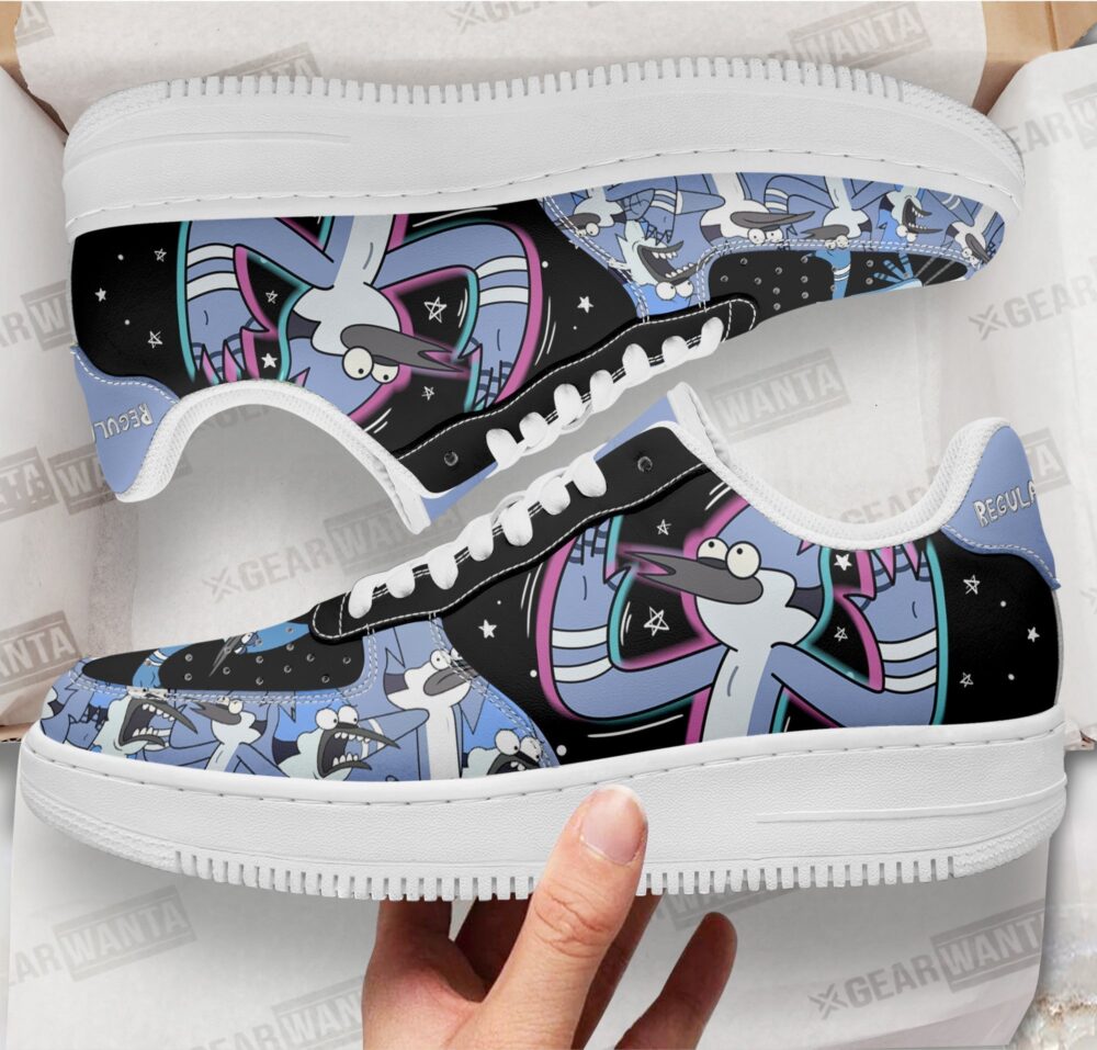Regular Show Mordecai Sneakers Custom Shoes