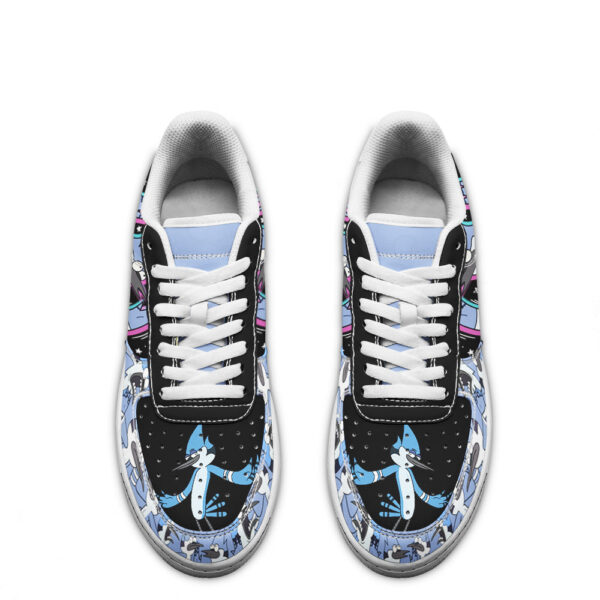 regular show mordecai sneakers custom shoes gwvdj