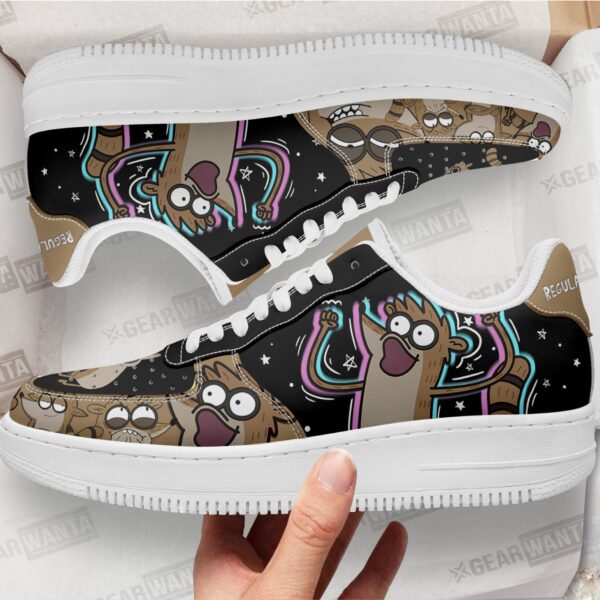 regular show rigby sneakers custom shoes 9sdhe