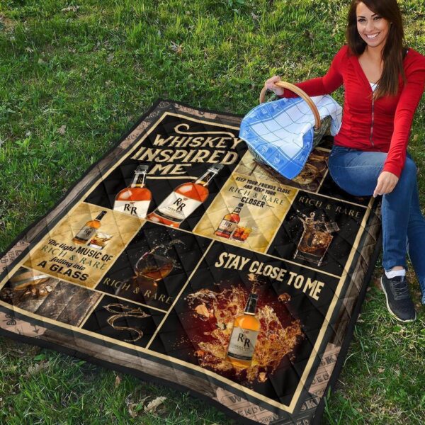 rich rare quilt blanket whiskey inspired me gift idea x6zhs