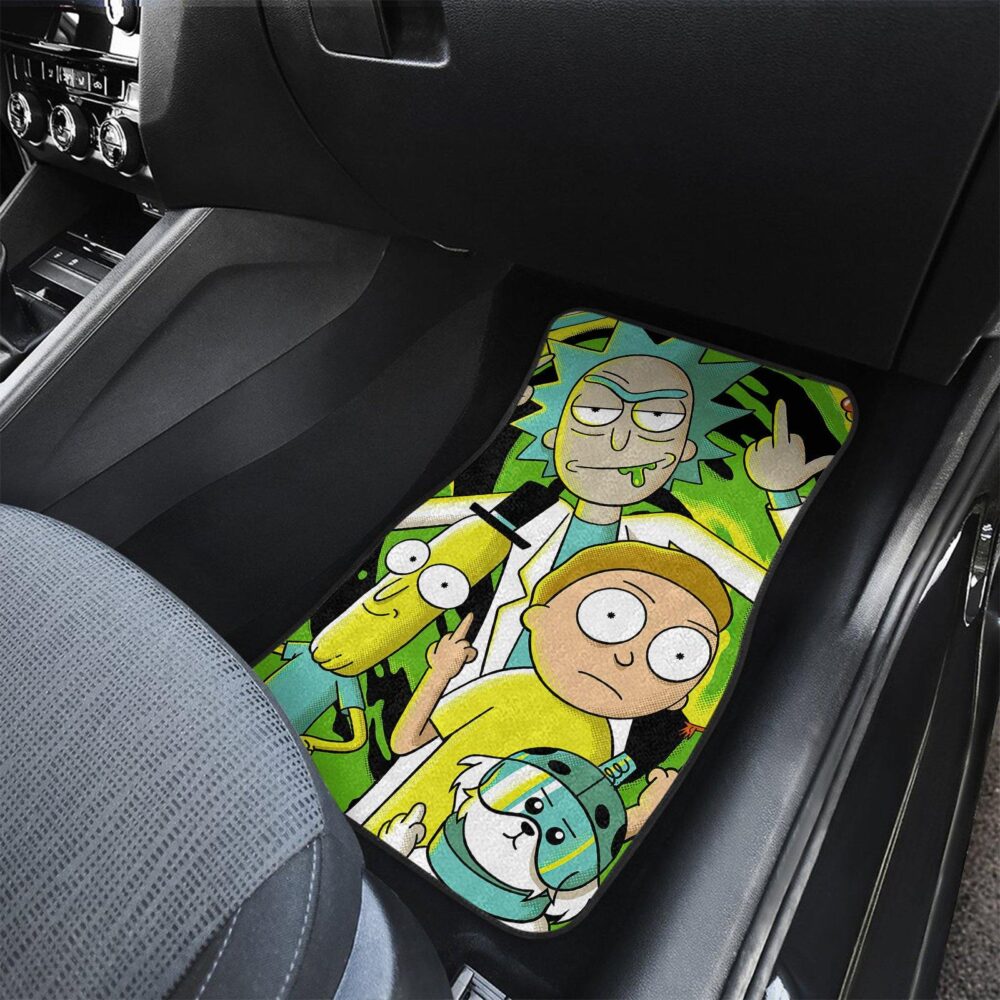 Rick And Morty Car Floor Mats CFMRM019