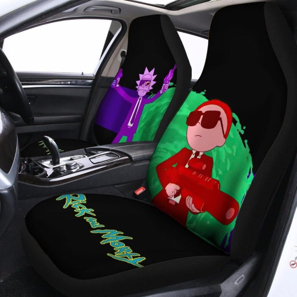 Rick And Morty Car Seat Covers | Gangster Rick And Morty Seat Covers RMCS044