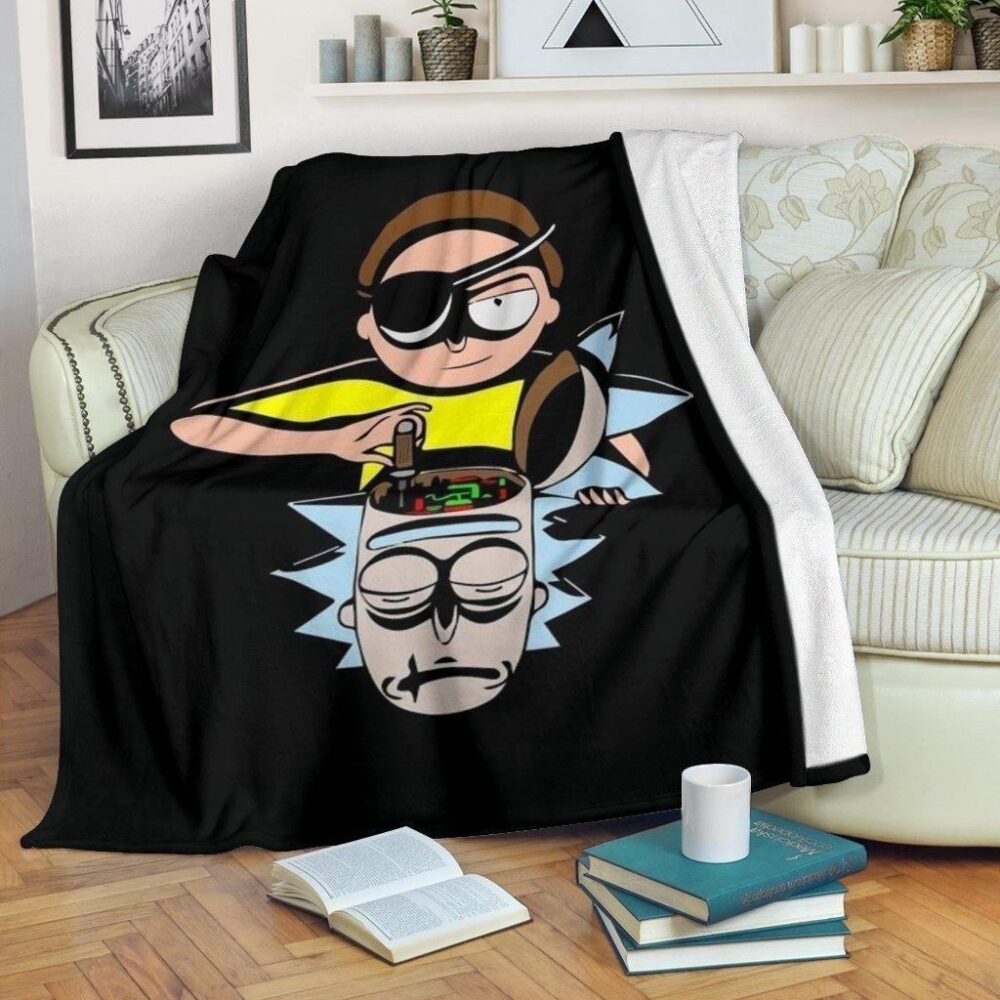 Rick And Morty Premium Blanket Gift For Fan FB015