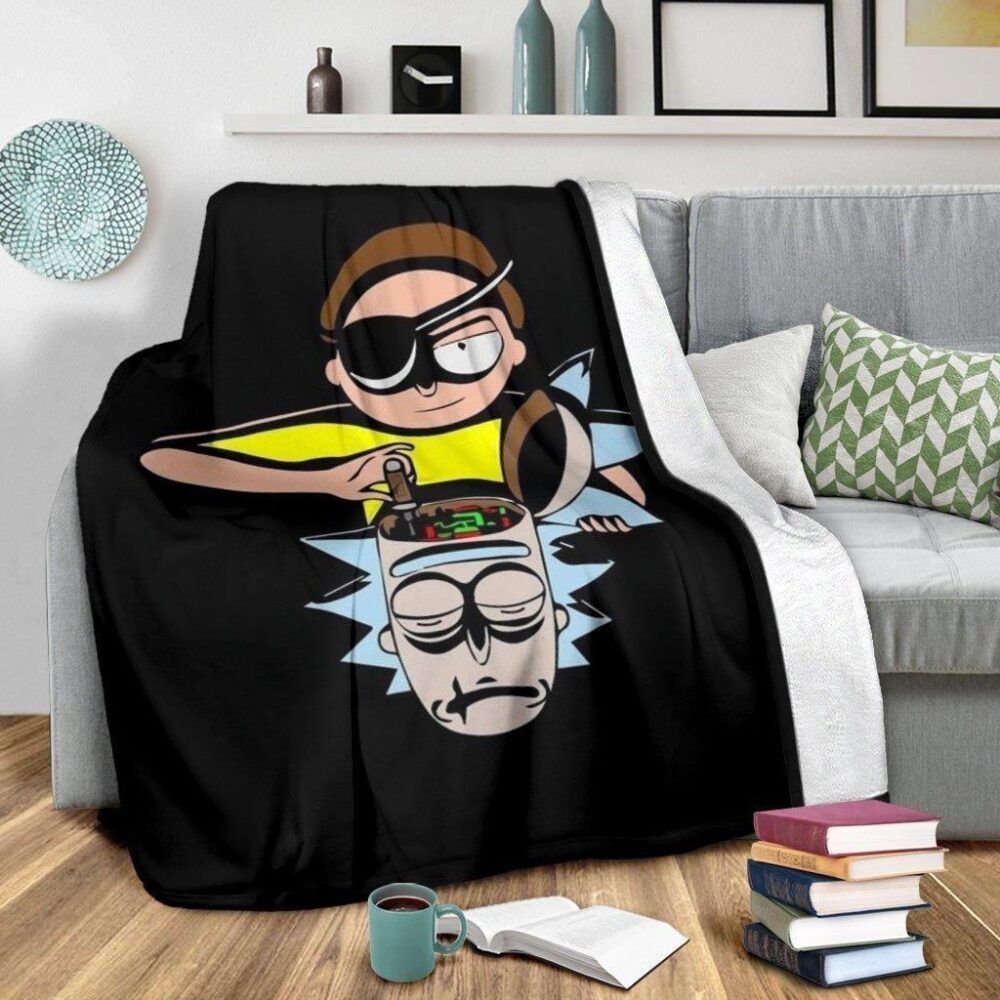 Rick And Morty Premium Blanket Gift For Fan FB015