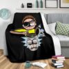 rick and morty premium blanket gift for fan fb015 yggzw