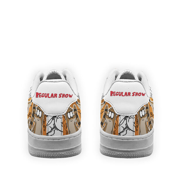 rigby regular show sneakers custom cartoon shoes 7mvsx