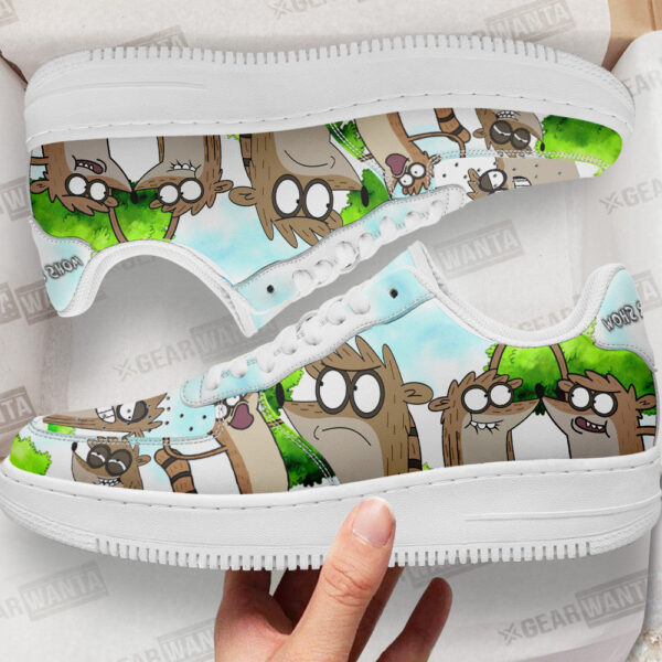 rigby sneakers custom regular show shoes v9lby