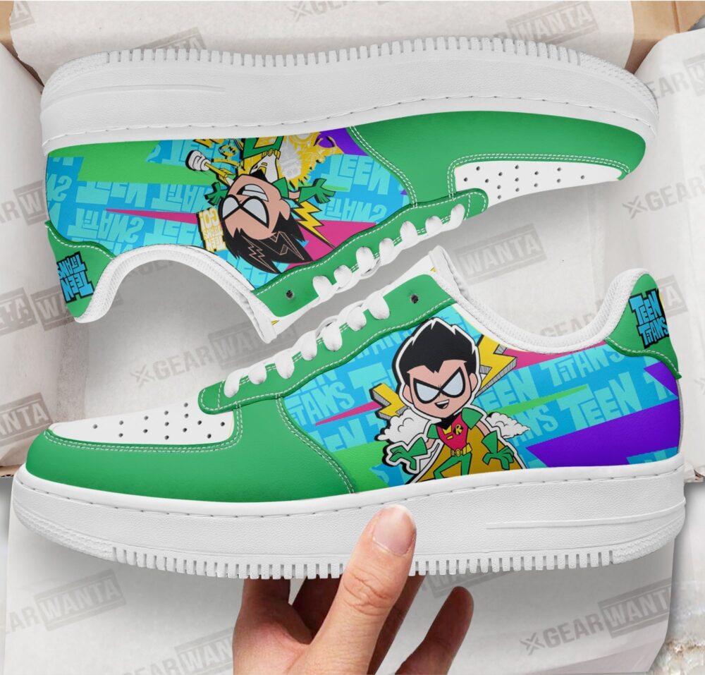 Robin Sneakers Custom Teen Titan Go Cartoon Shoes