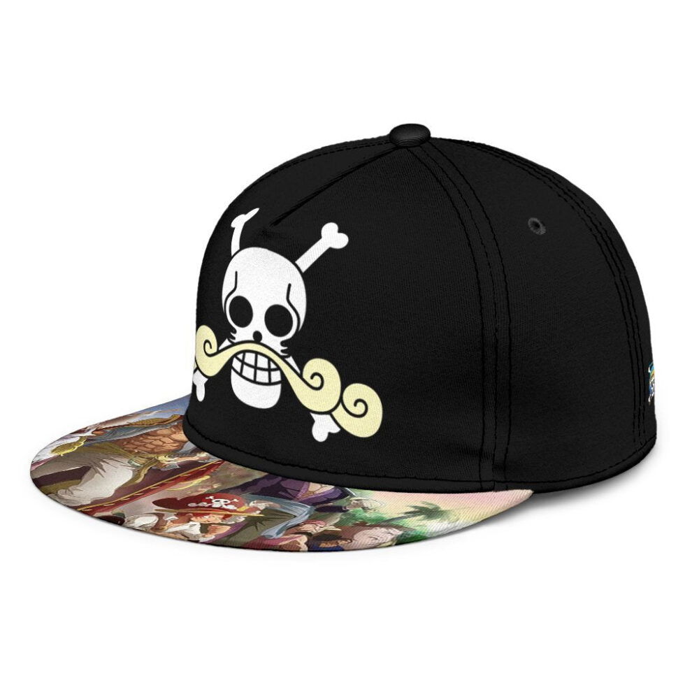 Roger Pirates Snapback Hat One Piece Anime Fan Gift