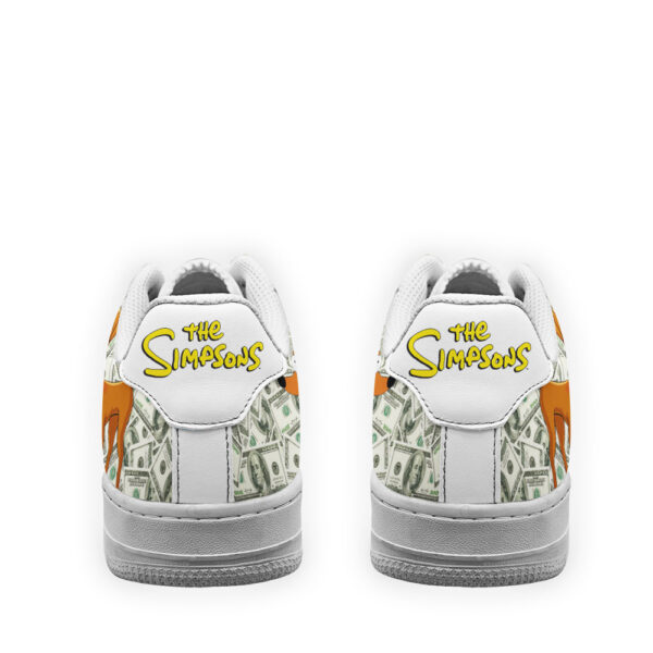 santas little helper sneakers custom simpson cartoon shoes mqhfc