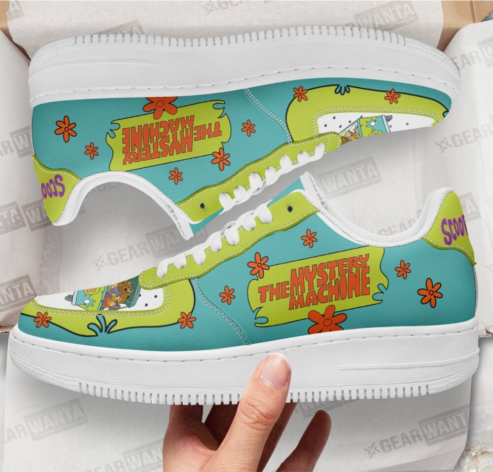 Scooby-Doo and Shaggy Rogers Mystery Machine Sneakers Custom Shoes For Fans