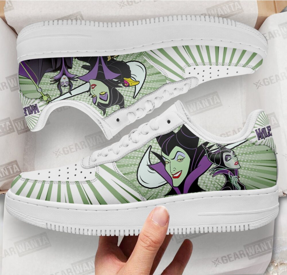 Sleeping Beauty Maleficent Sneakers Custom