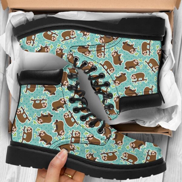 sloth boots animal custom shoes funny for sloth lover dcz1e