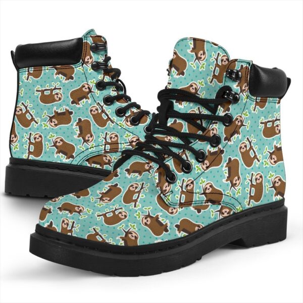 sloth boots animal custom shoes funny for sloth lover dtb2x