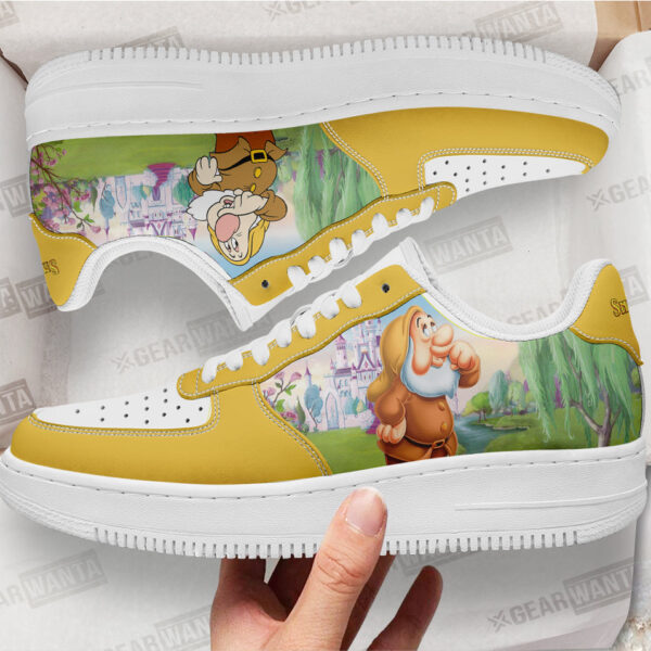 sneezy snow white and 7 dwarfs custom sneakers noty8