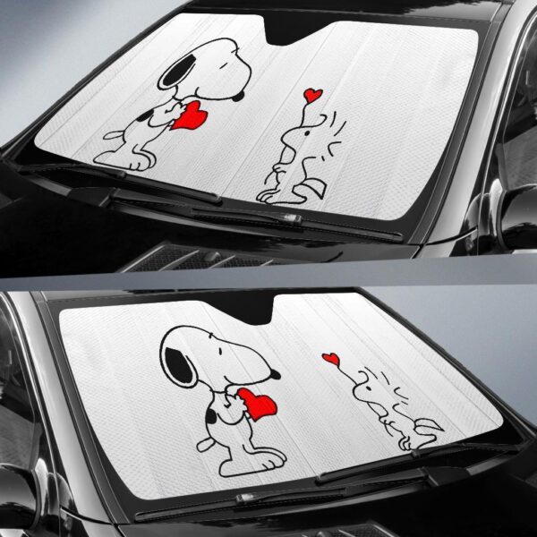 snoopy auto sun shade snoopy love car sun shades 3krgu