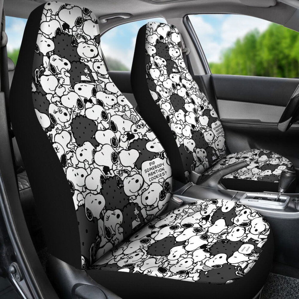 Snoopy Car Seat Covers | Snoopy Dog Animal Cartoon Car Seat Covers