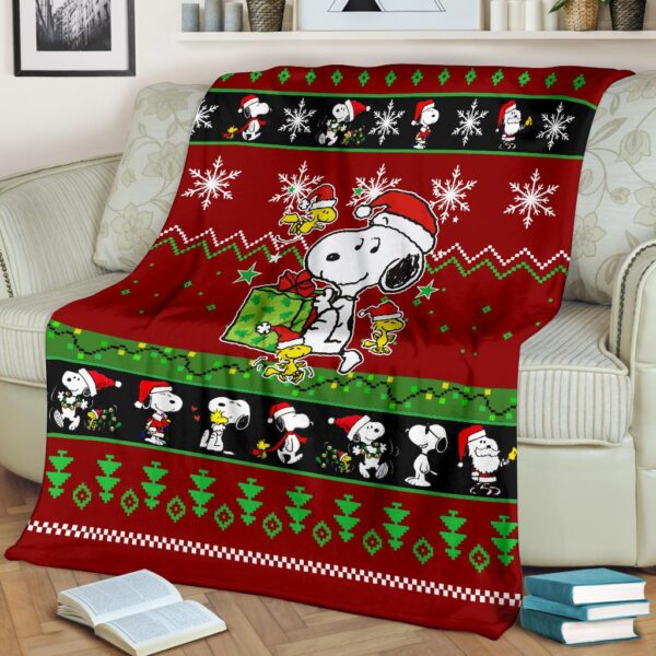 snoopy christmas blanket amazing gift idea bdjkw