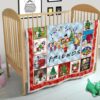 snoopy friends christmas quilt blanket xmas bedding decor idea 38vnx