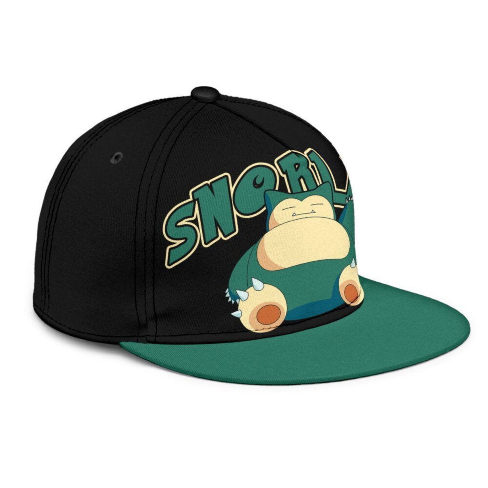 Snorlax Snapback Hat Anime Fan Gift