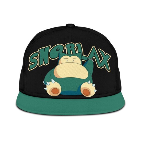 Snorlax Snapback Hat Anime Fan Gift