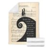 song lyric the nightmare before christmas fleece blanket nbcfb01 tpzld