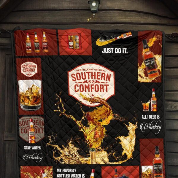 southern comfort quilt blanket all i need is whisky gift idea jxlhy