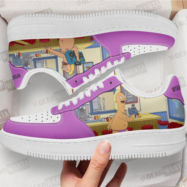 speedo guy bobs burger custom sneakers 9kcg9