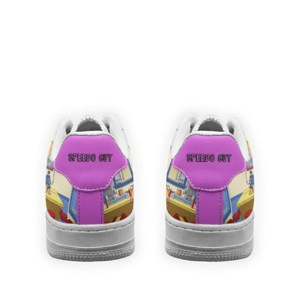 speedo guy bobs burger custom sneakers wlmuc