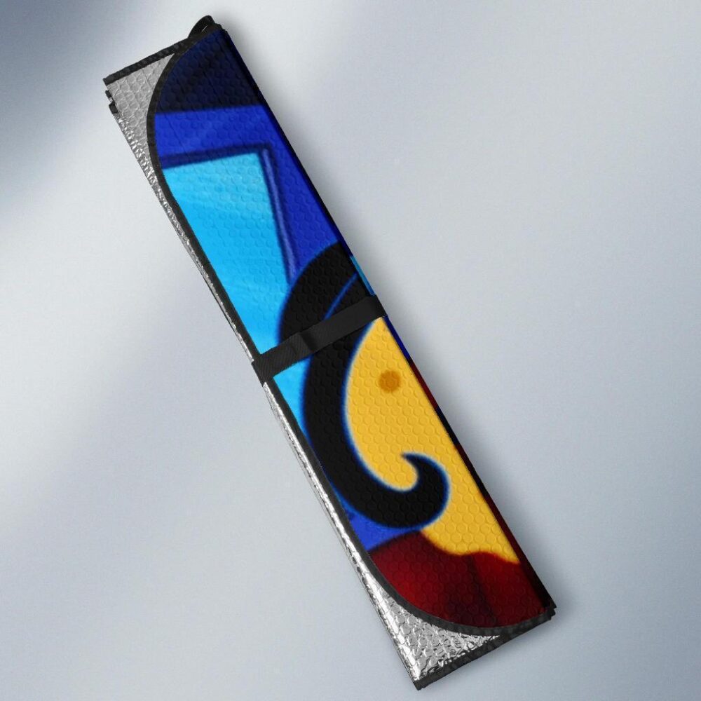 Spongebob Running Vacation Car Sun Shade Custom Car Windshield Accessories