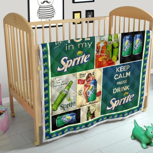 sprite quilt blanket funny gift for soft drink gift idea dlyeo