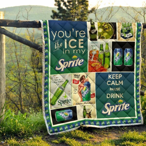 sprite quilt blanket funny gift for soft drink gift idea ihqmm