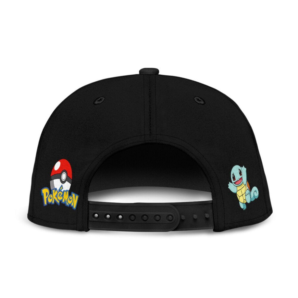 Squirtle Snapback Hat Anime Fan Gift Idea