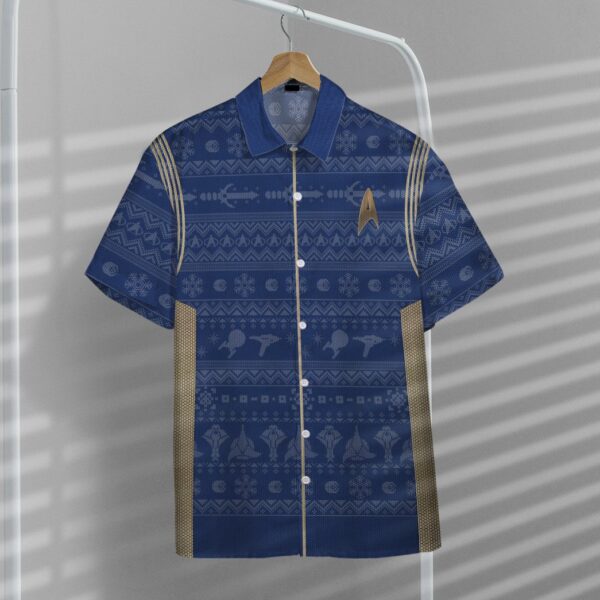 star trek discovery 2017 present ugly christmas hawaiian shirt hawaiian shirts for men women custom hawaiian shirts chxif