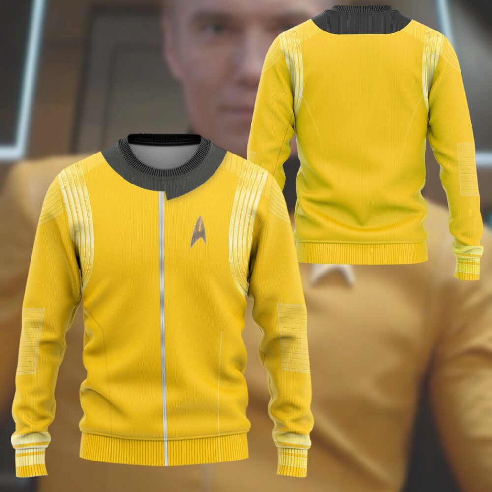 Star Trek Discovery Captain Christopher Pike Custom Hoodie Tshirt Apparle