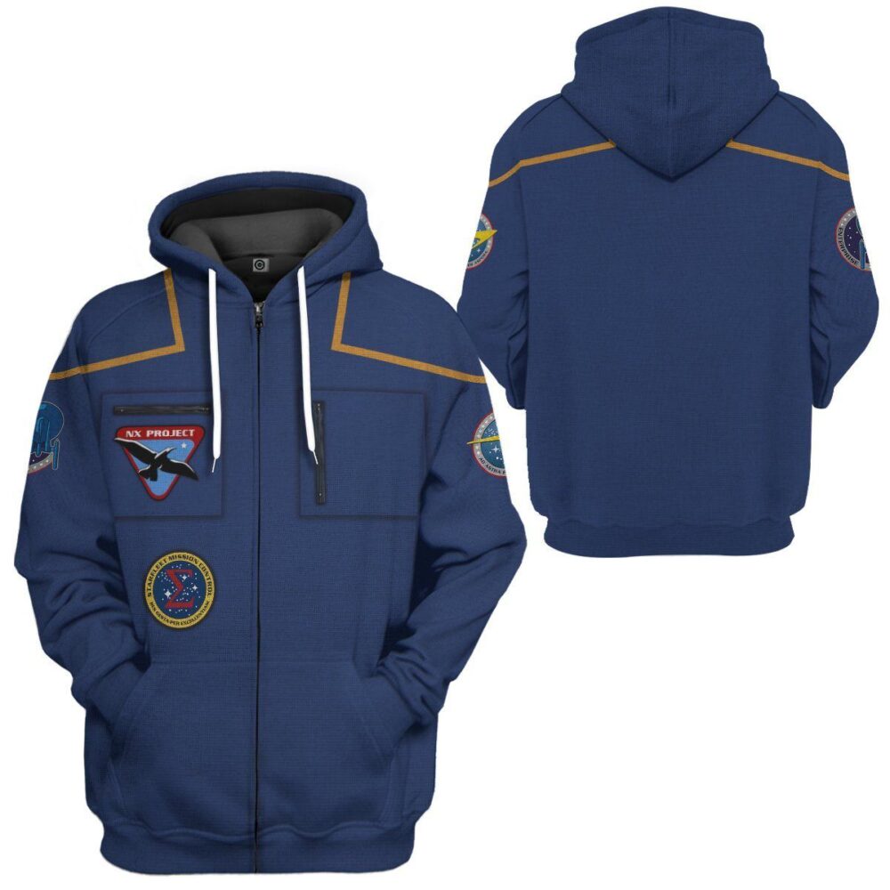 Star Trek Jonathan Archer Custom Hoodie Apparel