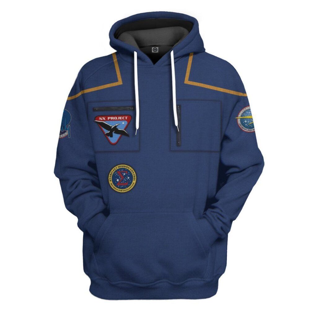 Star Trek Jonathan Archer Custom Hoodie Apparel