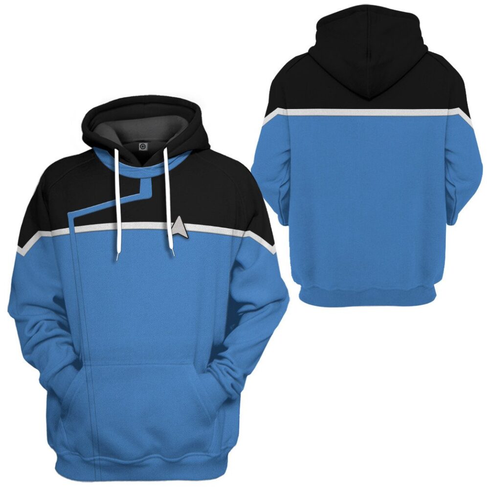 Star Trek Lower Decks Blue Uniform Custom Hoodie Tshirt Apparel