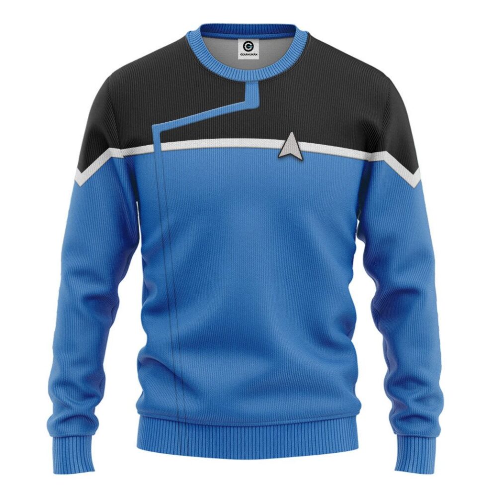 Star Trek Lower Decks Blue Uniform Custom Hoodie Tshirt Apparel