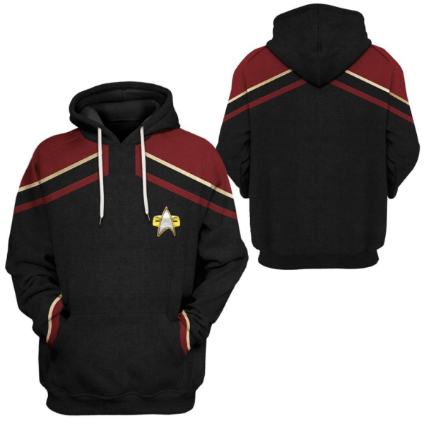 star trek picard 2020 present red tshirt hoodie apparel fvyh0