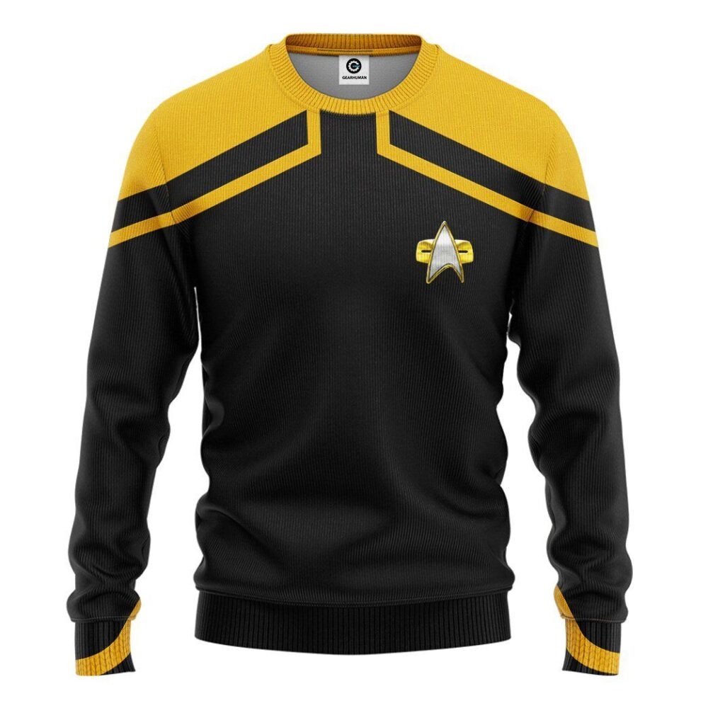 Star Trek Picard 2020 Present Yellow Tshirt Hoodie Apparel