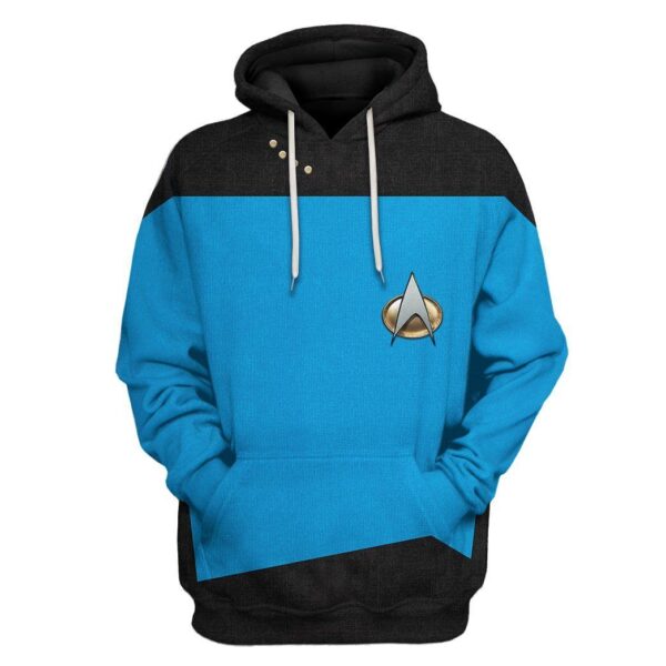 Star Trek The Next Generation 1987 1994 Blue Custom Tshirt Hoodie Apparel