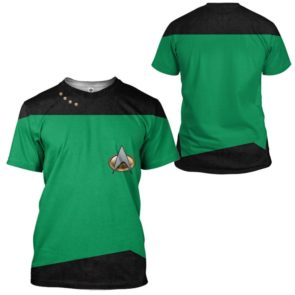 Star Trek The Next Generation 1987 1994 Saint Patrick Day Custom Tshirt Hoodie Apparel