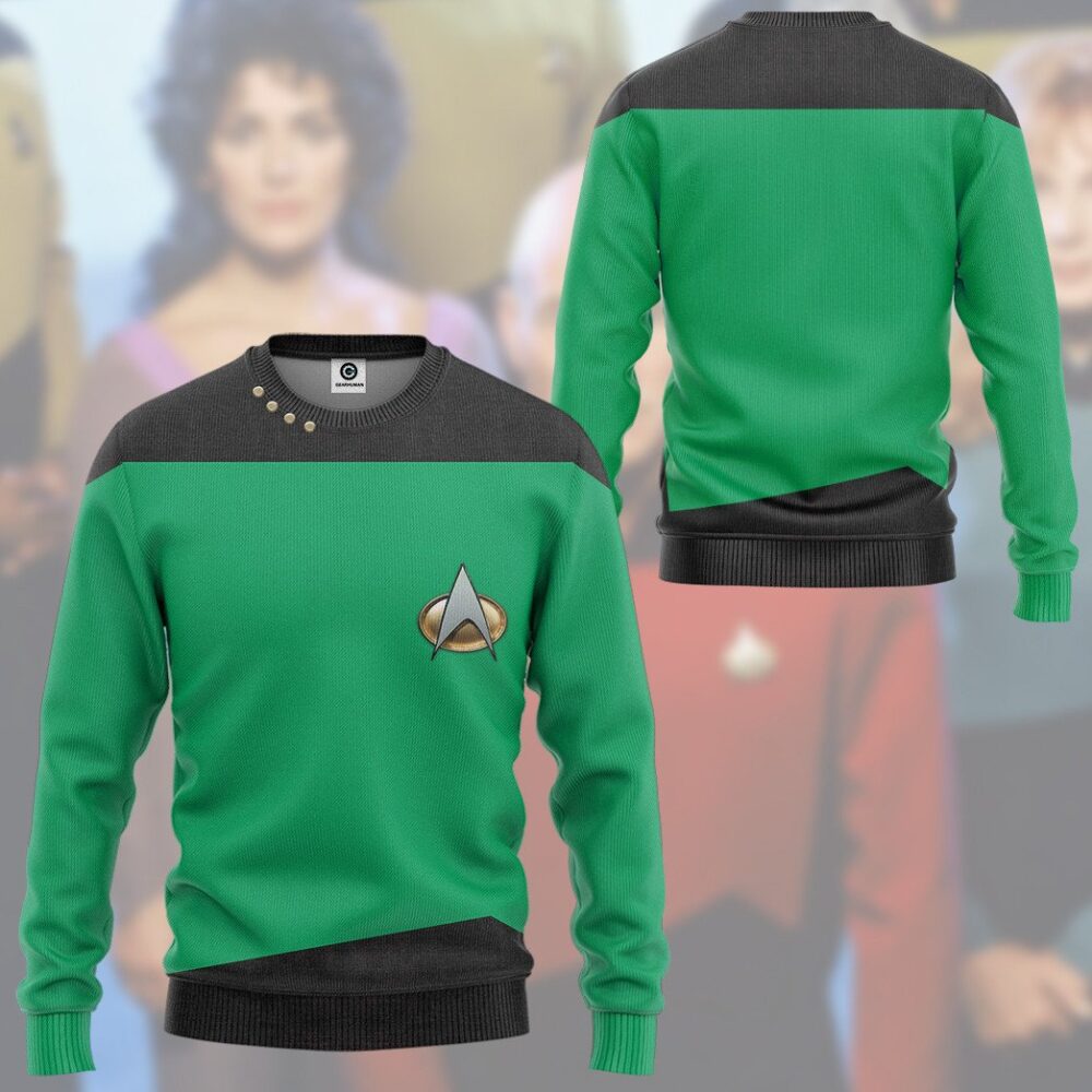 Star Trek The Next Generation 1987 1994 Saint Patrick Day Custom Tshirt Hoodie Apparel