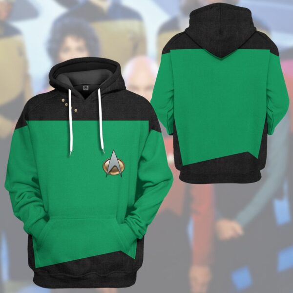 star trek the next generation 1987 1994 saint patrick day custom tshirt hoodie apparel jzymr