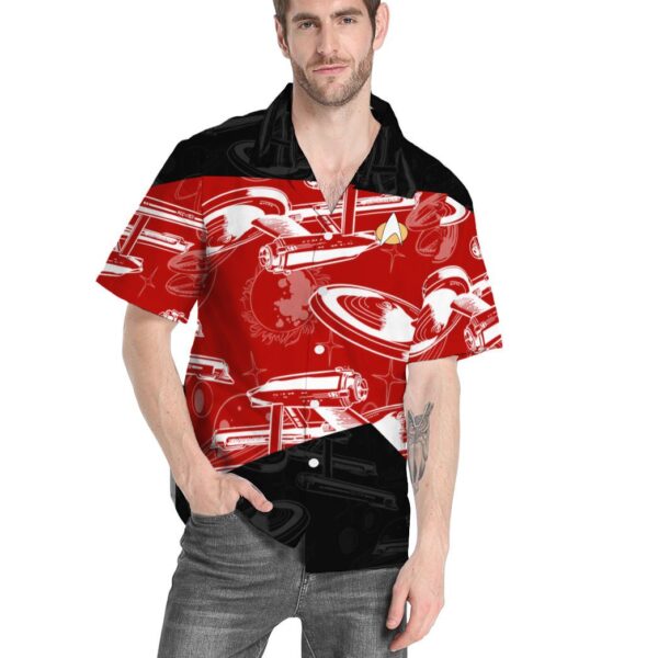 star trek the next generation 1987 red uniform hawaiian shirt hawaiian shirts for men women custom hawaiian shirts tp23g
