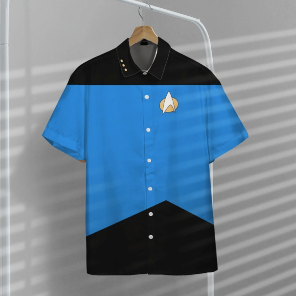 star trek the next generation blue uniform hawaiian shirt hawaiian shirts for men women custom hawaiian shirts eqezg